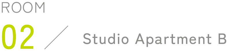 ROOM02 Studio Apartment B