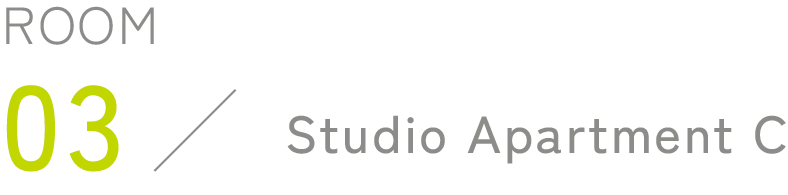 ROOM03 Studio Apartment C