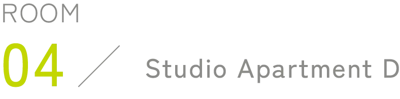 ROOM04 Studio Apartment D