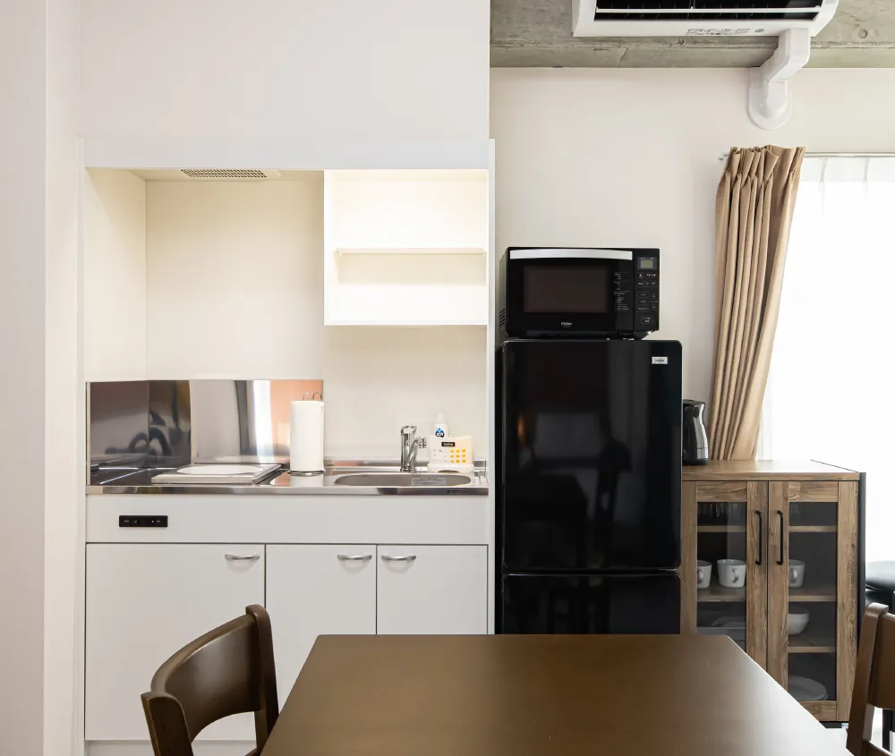 簡易キッチン　冷蔵庫